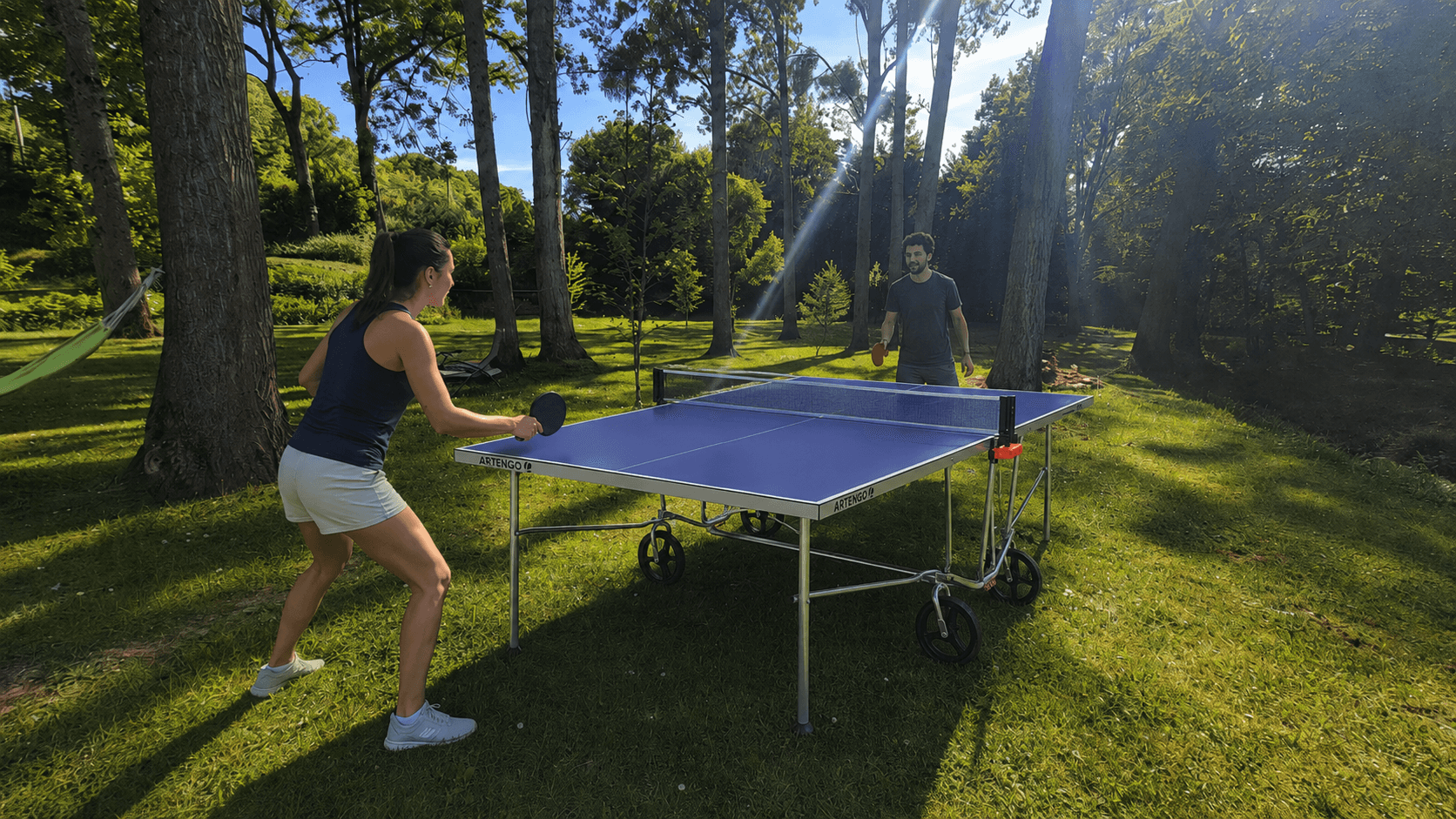 Table de ping-pong en extérieur